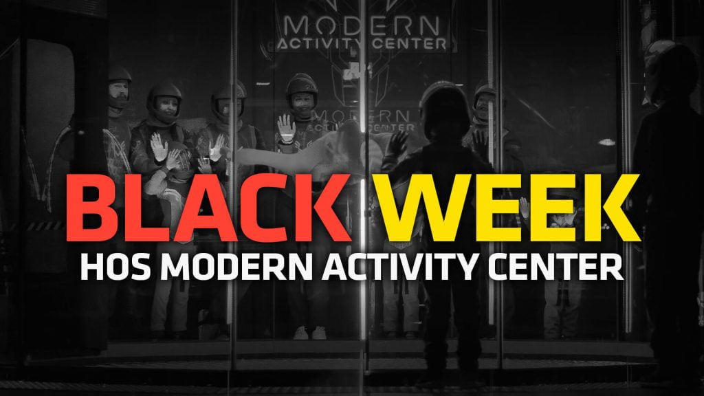 Black Week-salget hos Modern activity Center er i gang